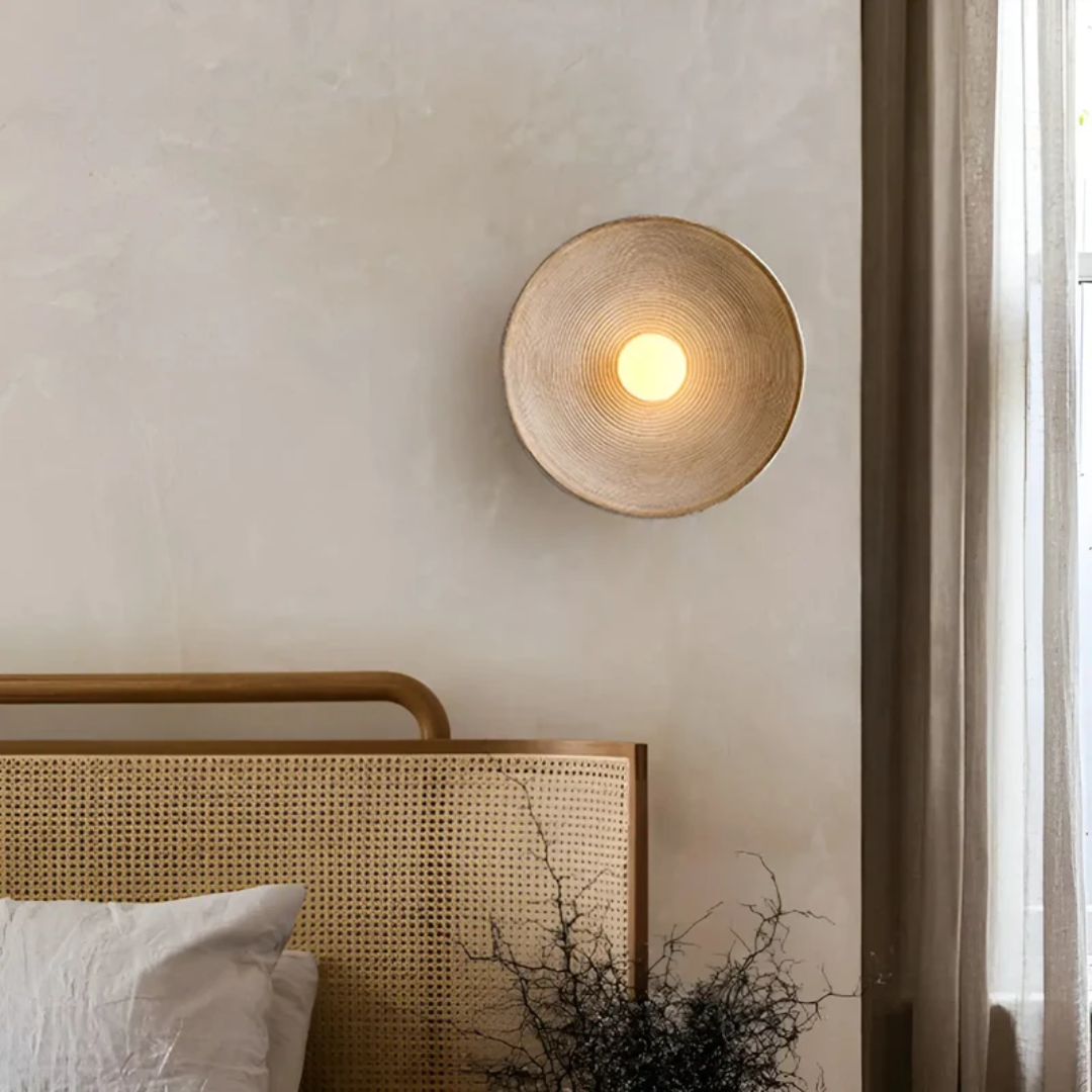 Round Wall Lamp Wabi-Sabi Three-Color