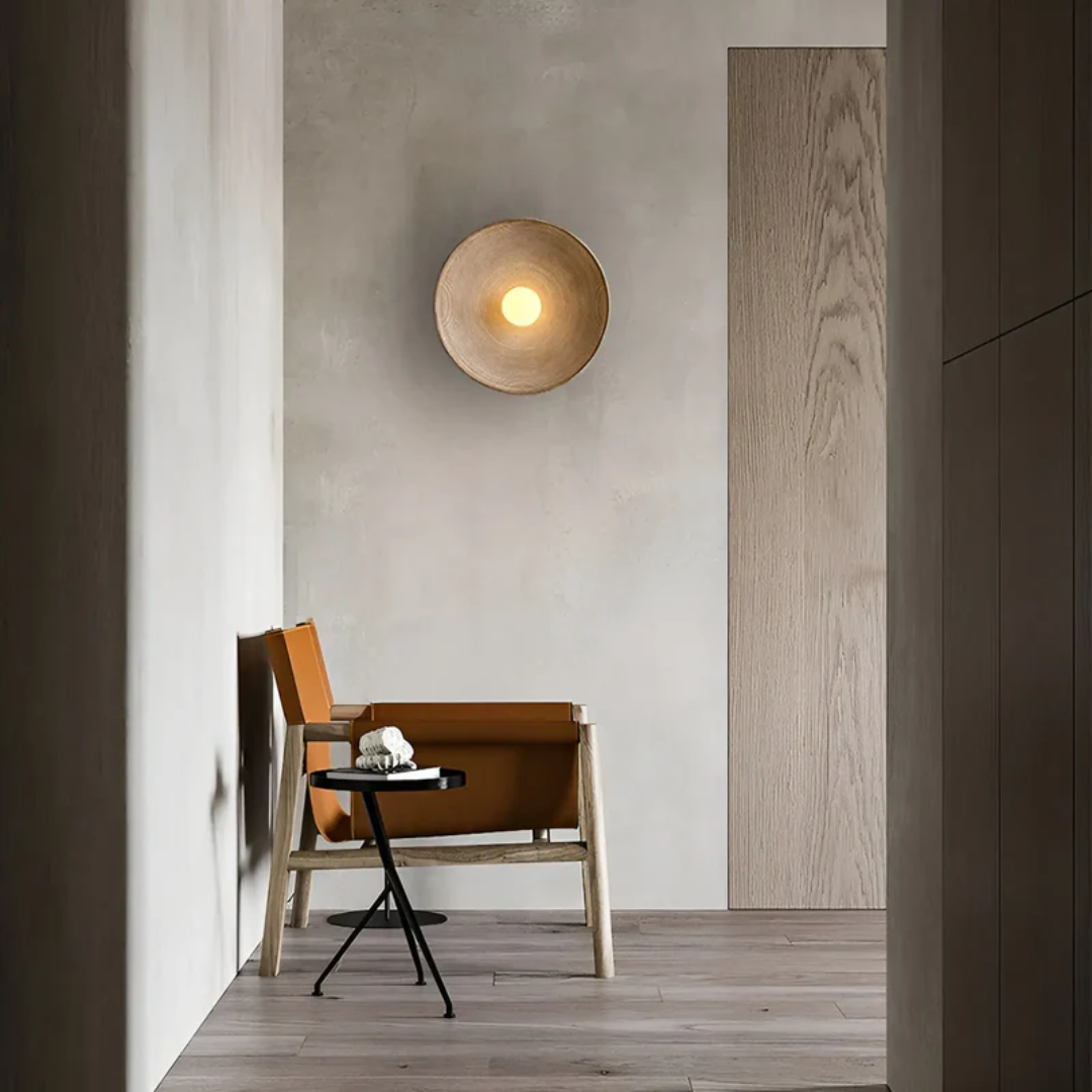 Round Wall Lamp Wabi-Sabi Three-Color