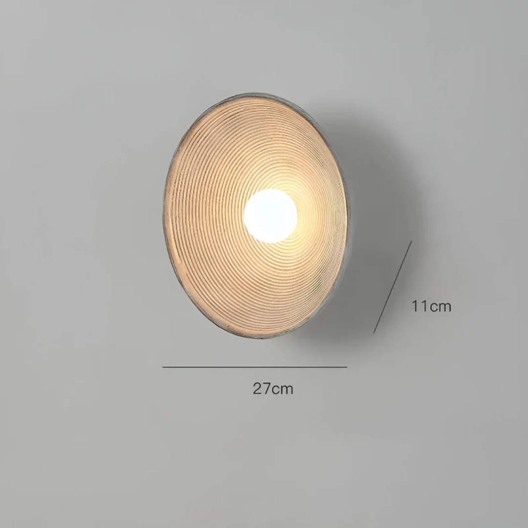 Round Wall Lamp Wabi-Sabi Three-Color