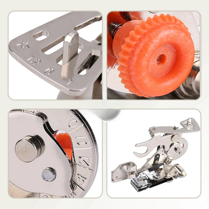 Ruffling Foot Adjustable 4 Stitch Settings Low-Shank Compatible