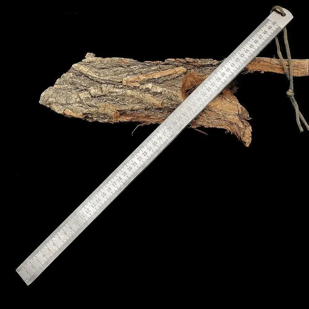 Ruler Hardened Steel Double-Sided Inch Scale