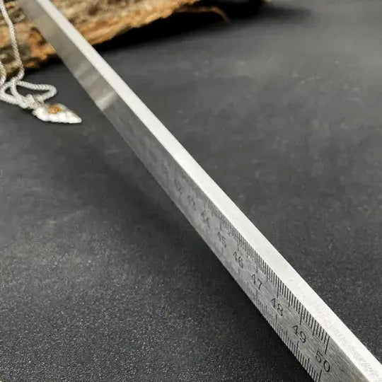 Ruler Hardened Steel Double-Sided Inch Scale