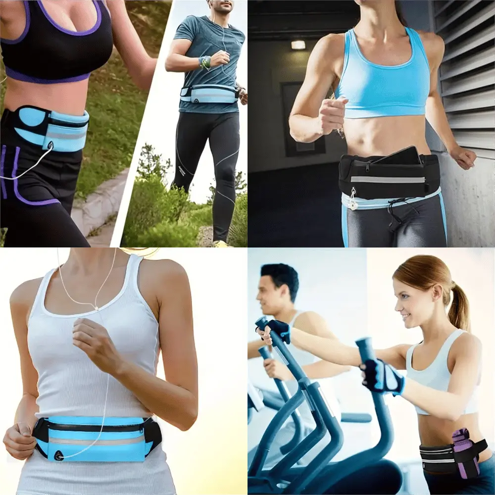 Running Waist Bag Lightweight Non-Slip Adjustable Belt