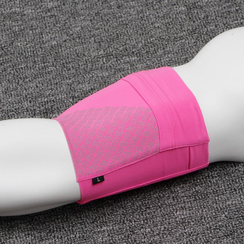 Running Wristband Reflective Phone Pocket Breathable Polyester