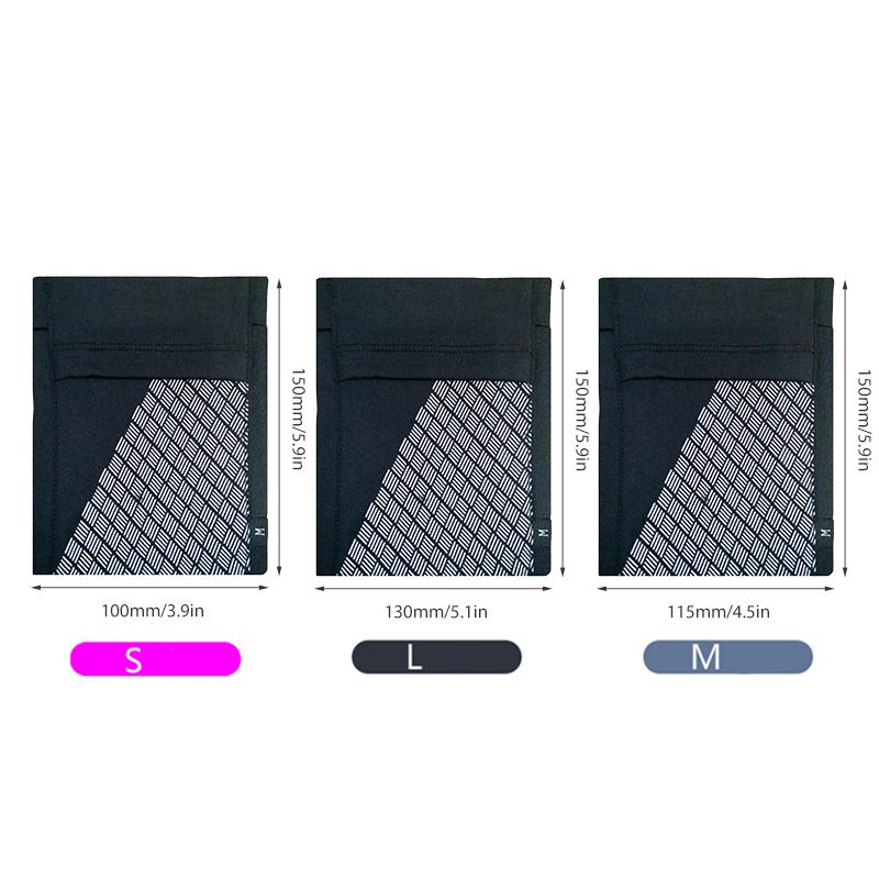 Running Wristband Reflective Phone Pocket Breathable Polyester