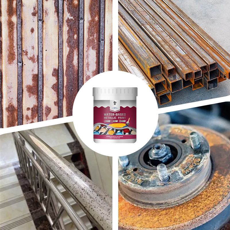 Rust Converter Paint One-Step Water-Based Metallic Finish