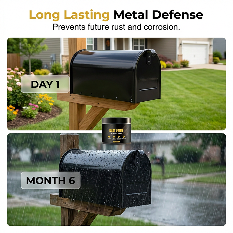 Rust Converter Touch-Dry In Minutes UV-Resistant Matte Finish