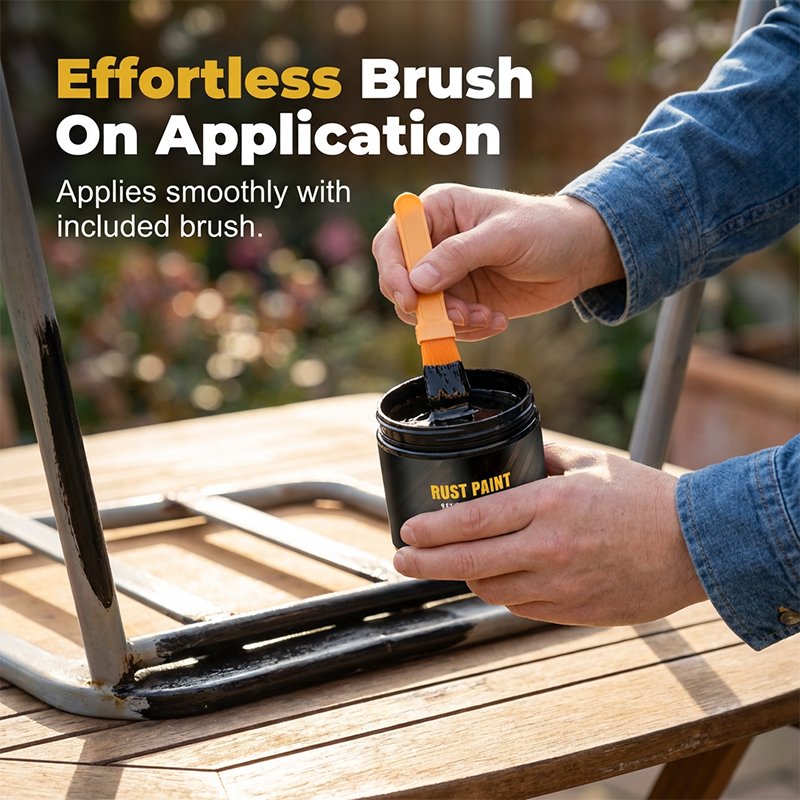 Rust Converter Touch-Dry In Minutes UV-Resistant Matte Finish