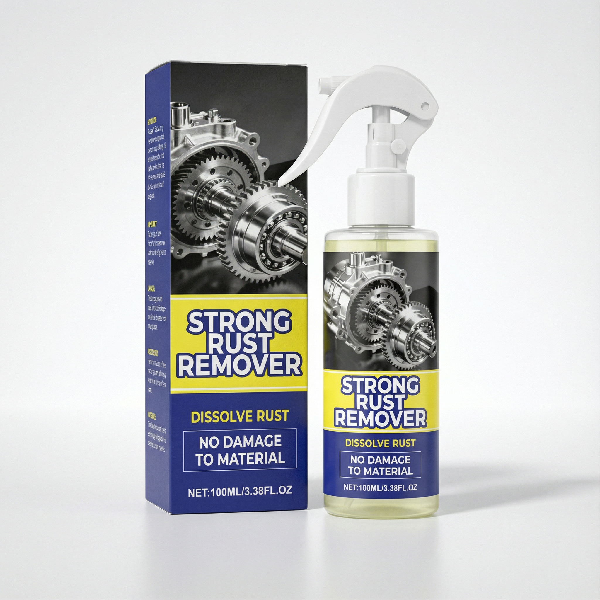 Rust Remover Spray Fast-Acting Iron Steel Compatible 100 ml