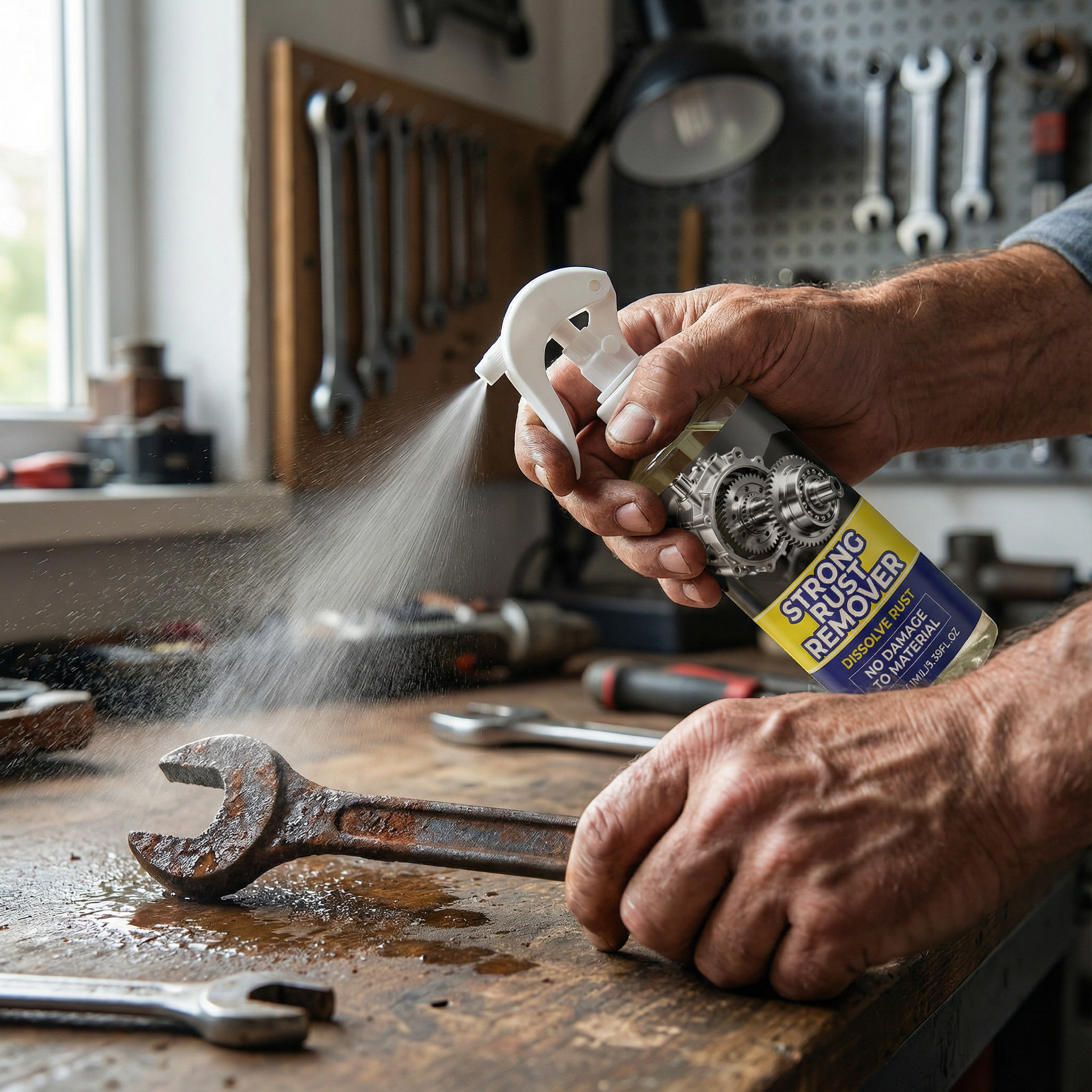 Rust Remover Spray Fast-Acting Iron Steel Compatible 100 ml