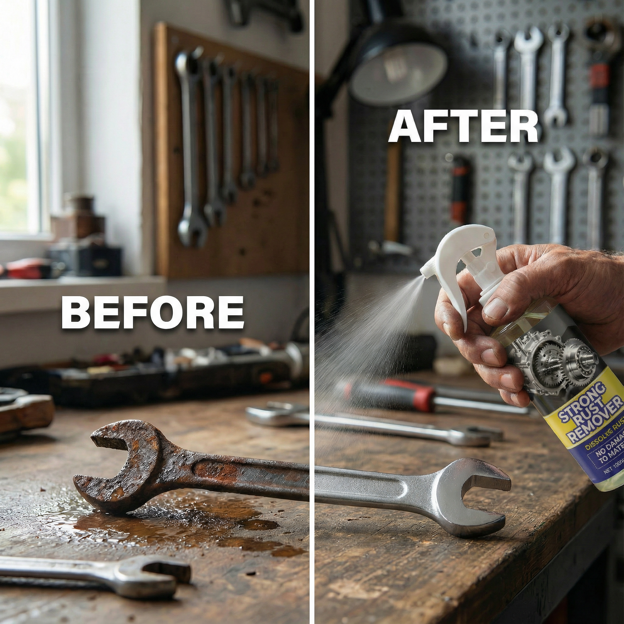 Rust Remover Spray Fast-Acting Iron Steel Compatible 100 ml
