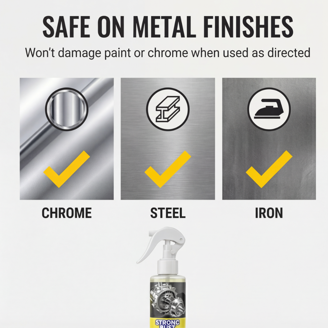 Rust Remover Spray Fast-Acting Iron Steel Compatible 100 ml