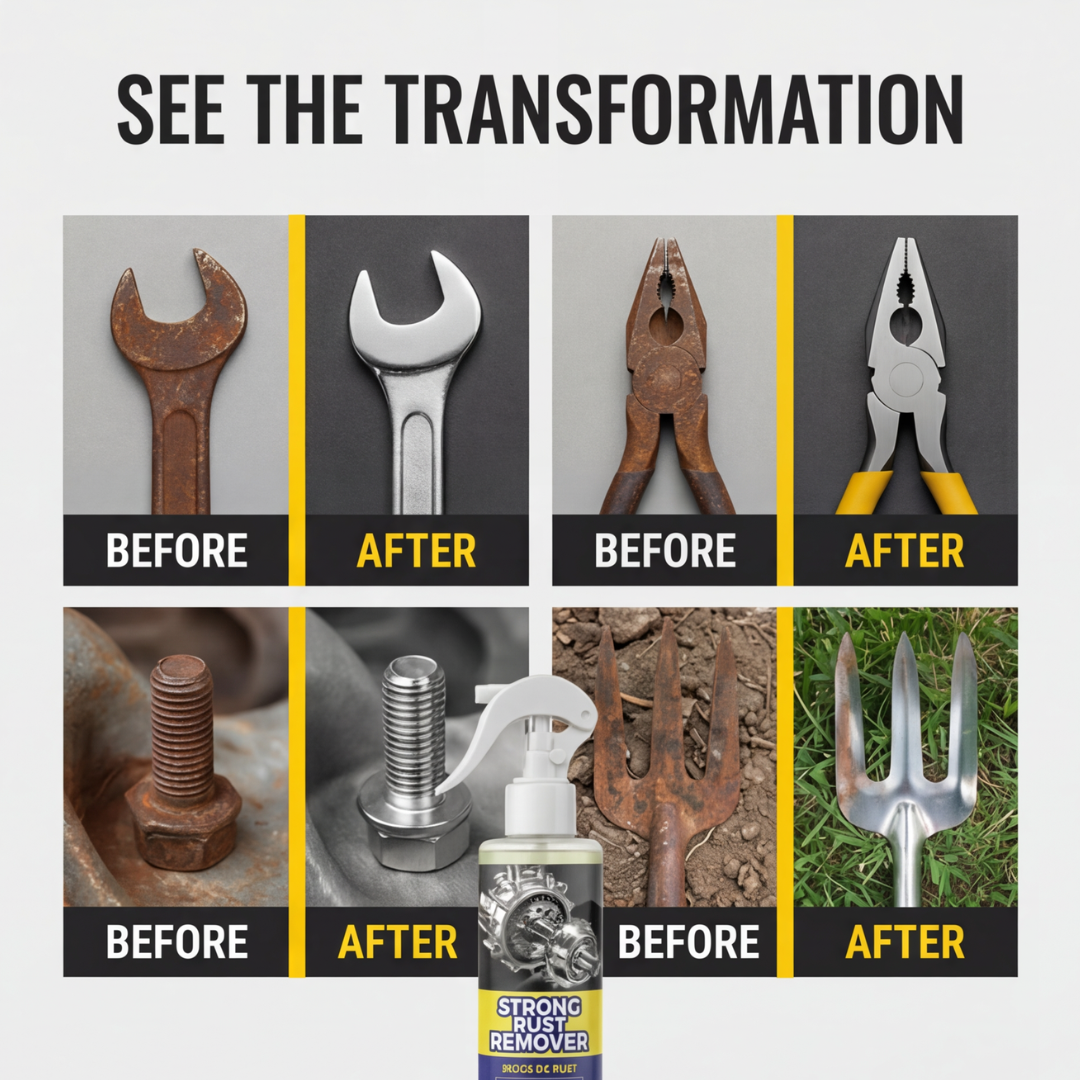Rust Remover Spray Fast-Acting Iron Steel Compatible 100 ml