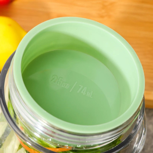 Salad Container Vertical Layering & Leak-Proof Dressing Capsule