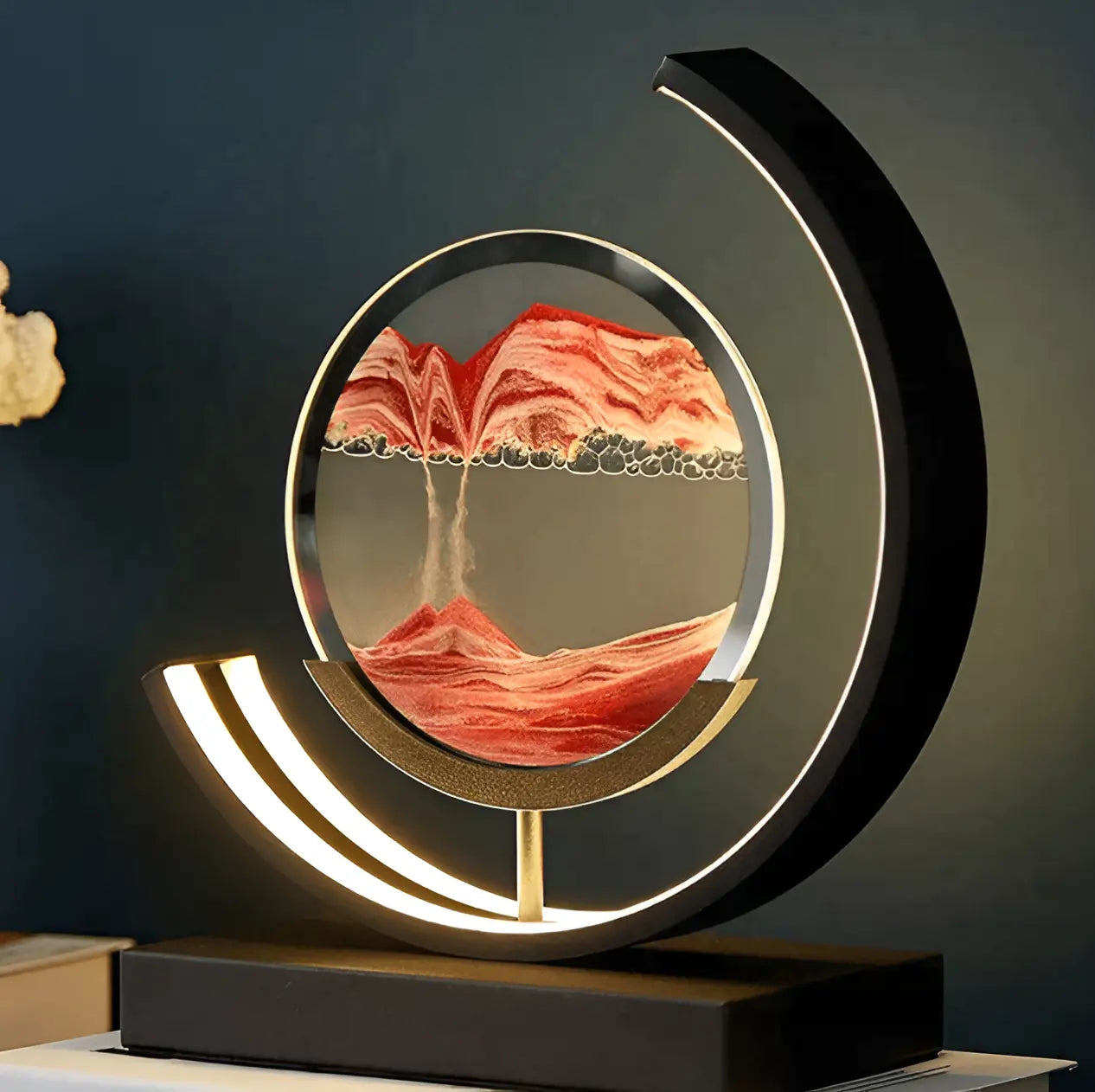 Sand Lamp Dimmable LED & Remote Control