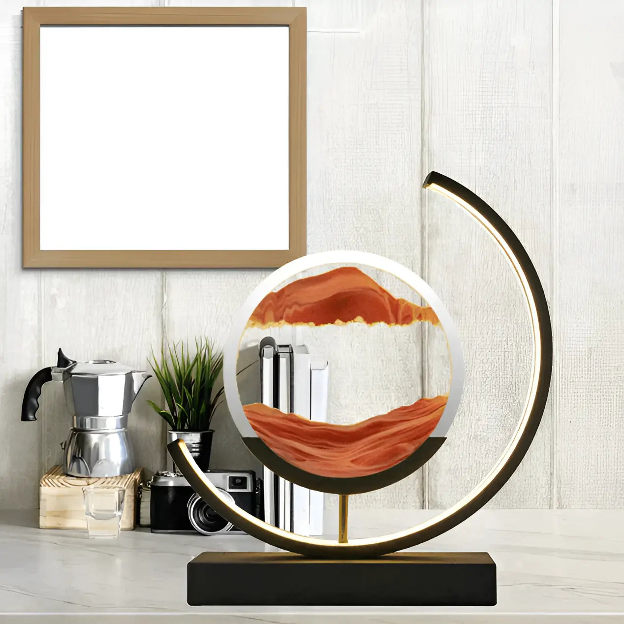 Sand Lamp Dimmable LED & Remote Control