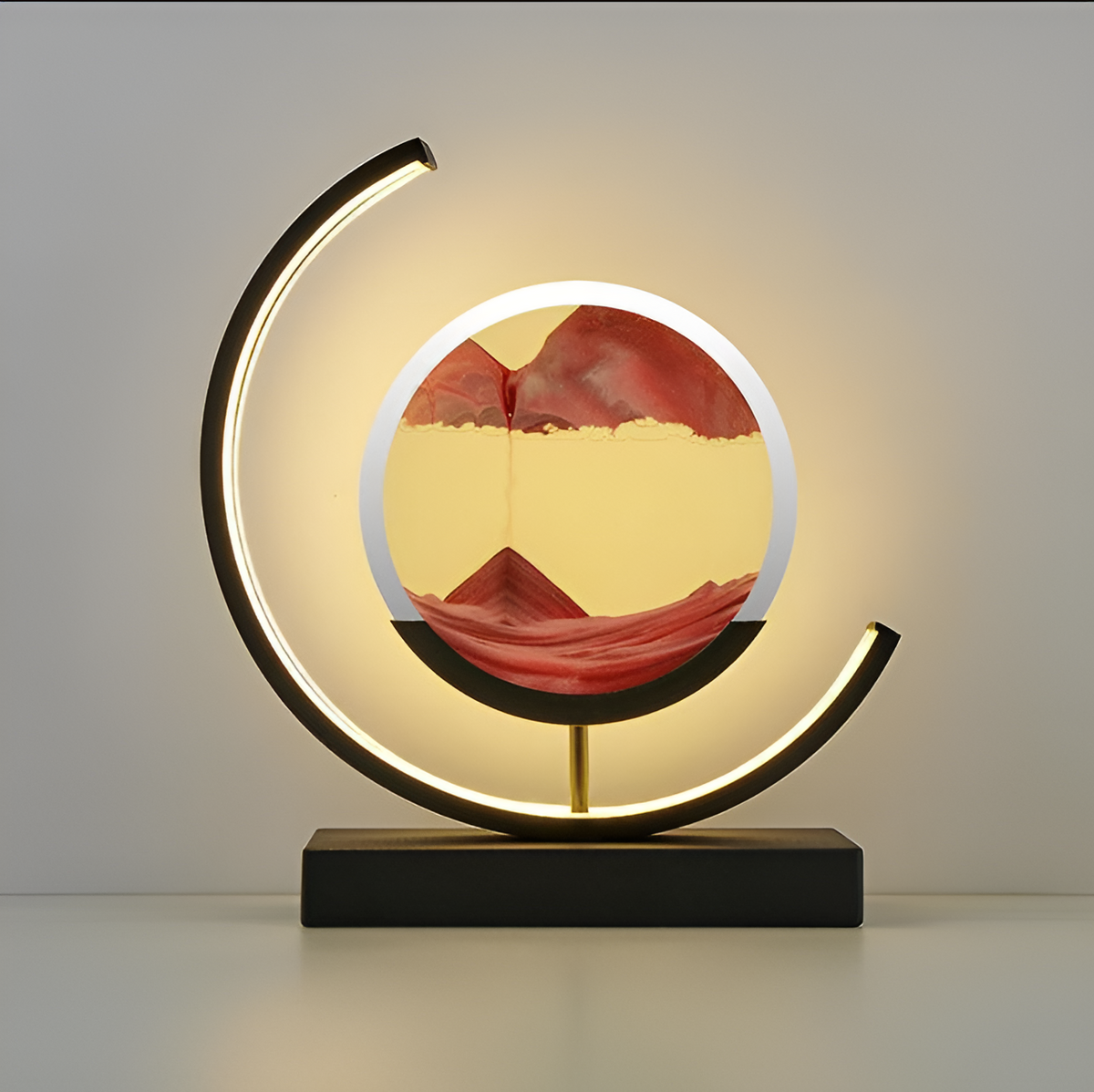 Sand Lamp Dimmable LED Rotating Sand Sculpture