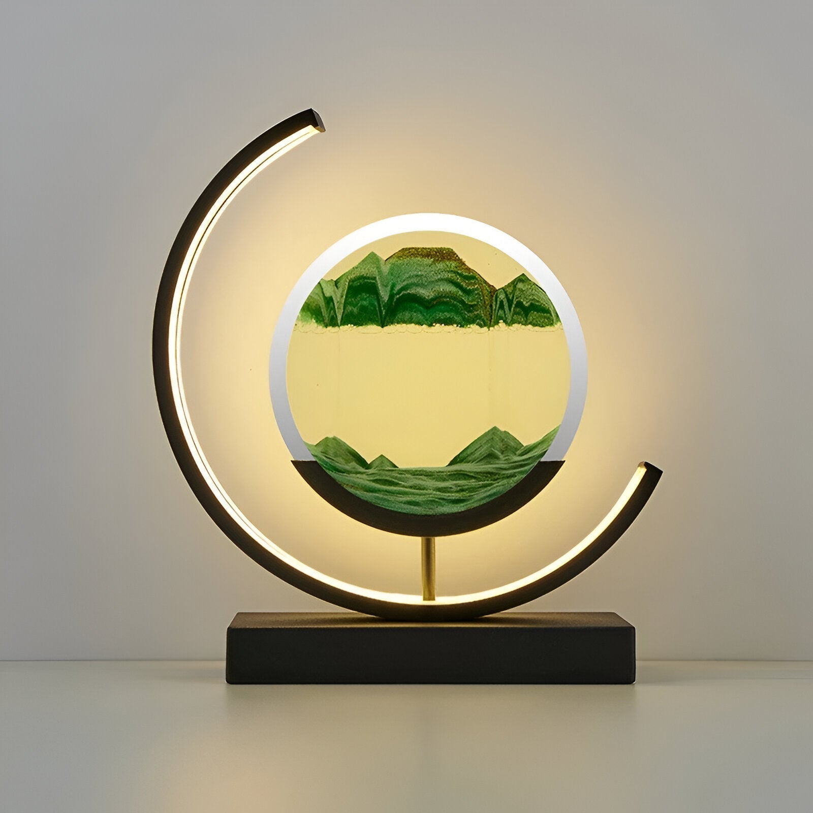 Sand Lamp Dimmable LED Rotating Sand Sculpture