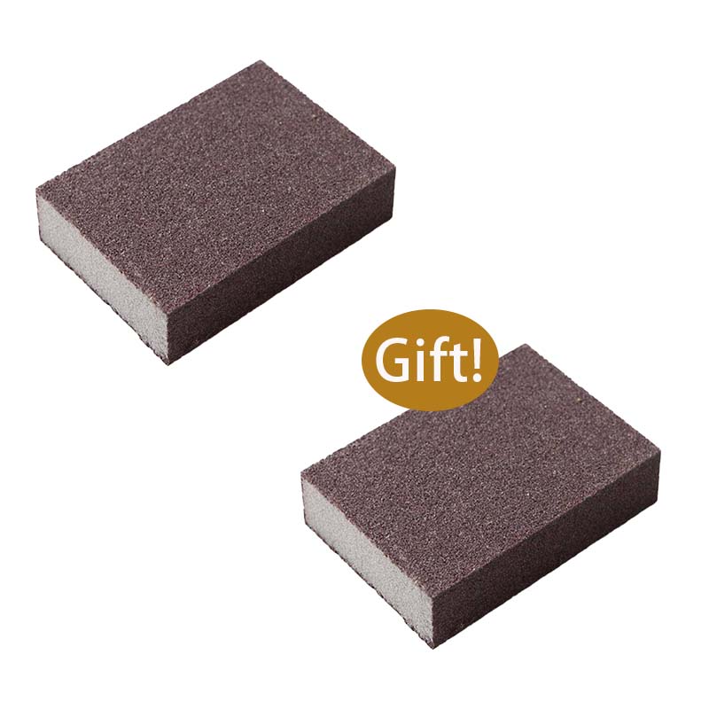 Sanding Sponge Set Aluminum Oxide Removable Handle 5-Pack