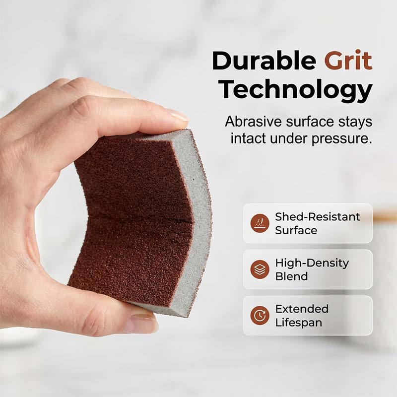 Sanding Sponge Set Aluminum Oxide Removable Handle 5-Pack