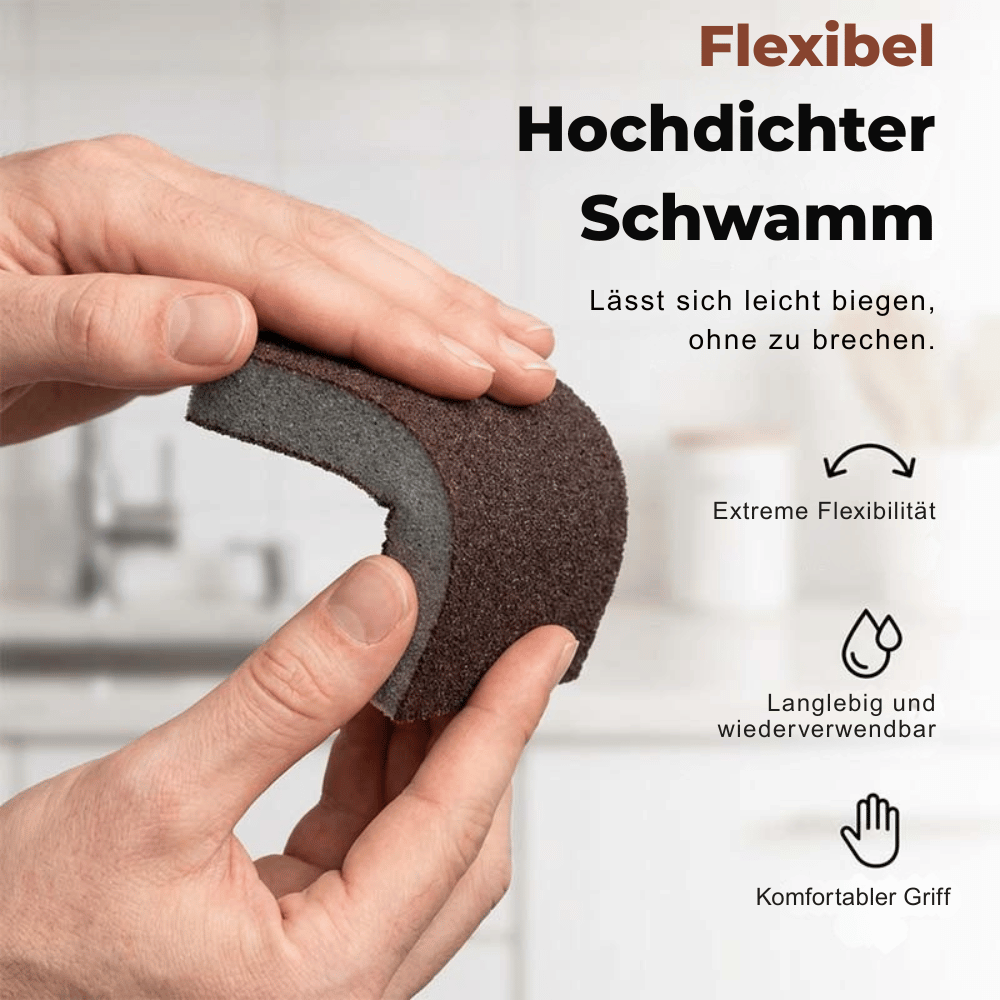 Sanding Sponge Set Aluminum Oxide Removable Handle 5-Pack