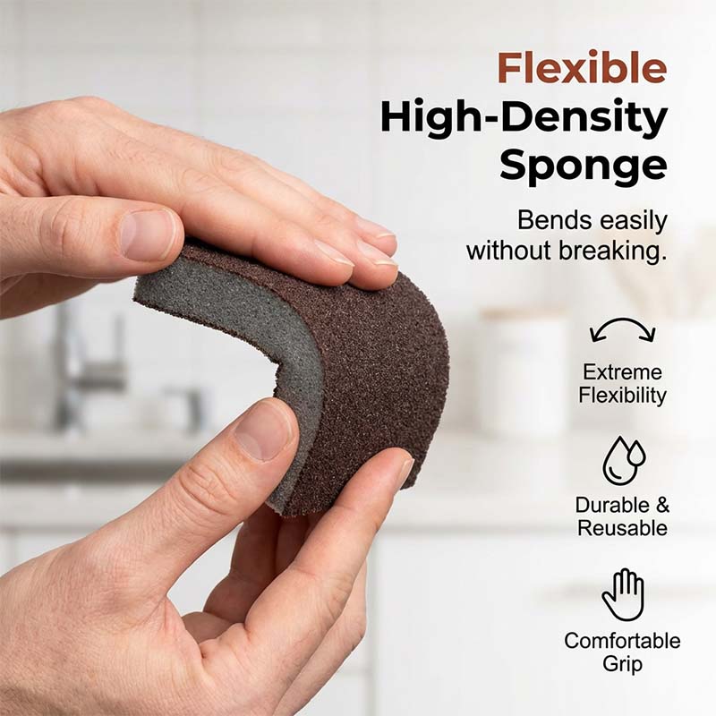 Sanding Sponge Set Aluminum Oxide Removable Handle 5-Pack