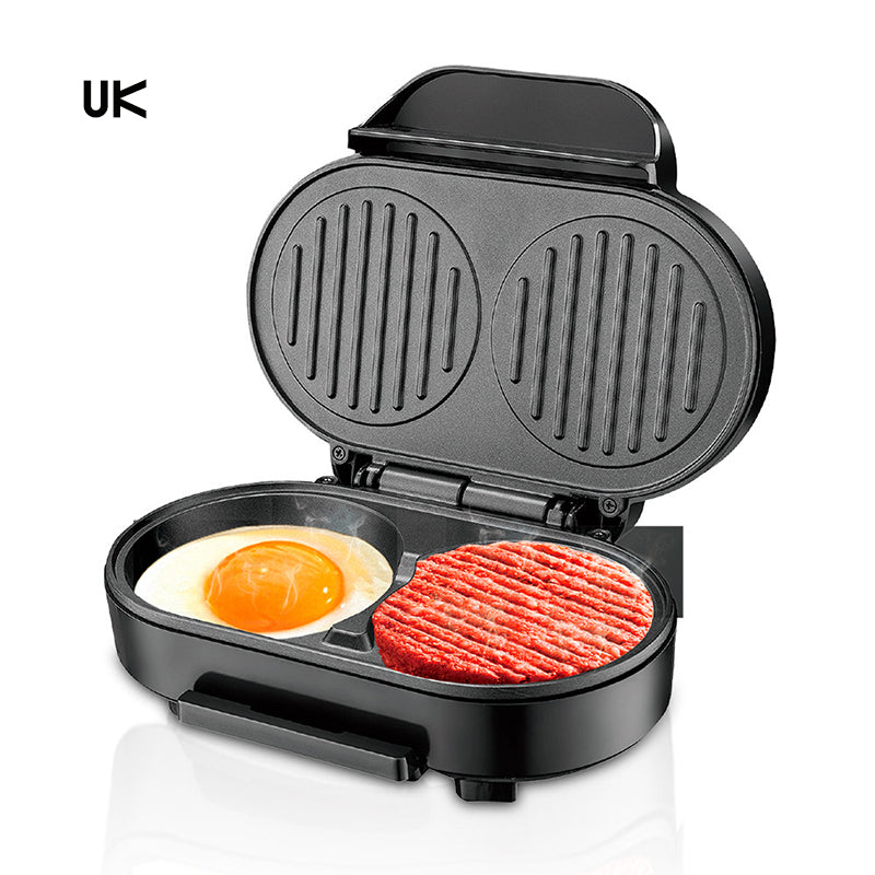 Sandwich Maker Double Non-Stick Plates Compact Metal Body