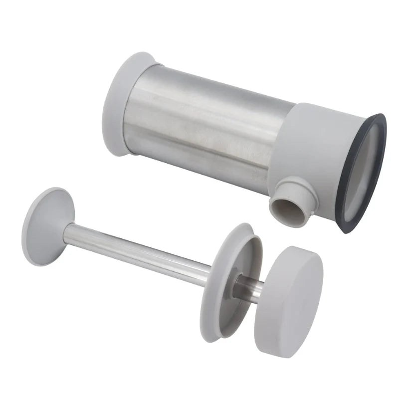 Sausage Stuffer Manual Lever Stainless Steel 4 Nozzles