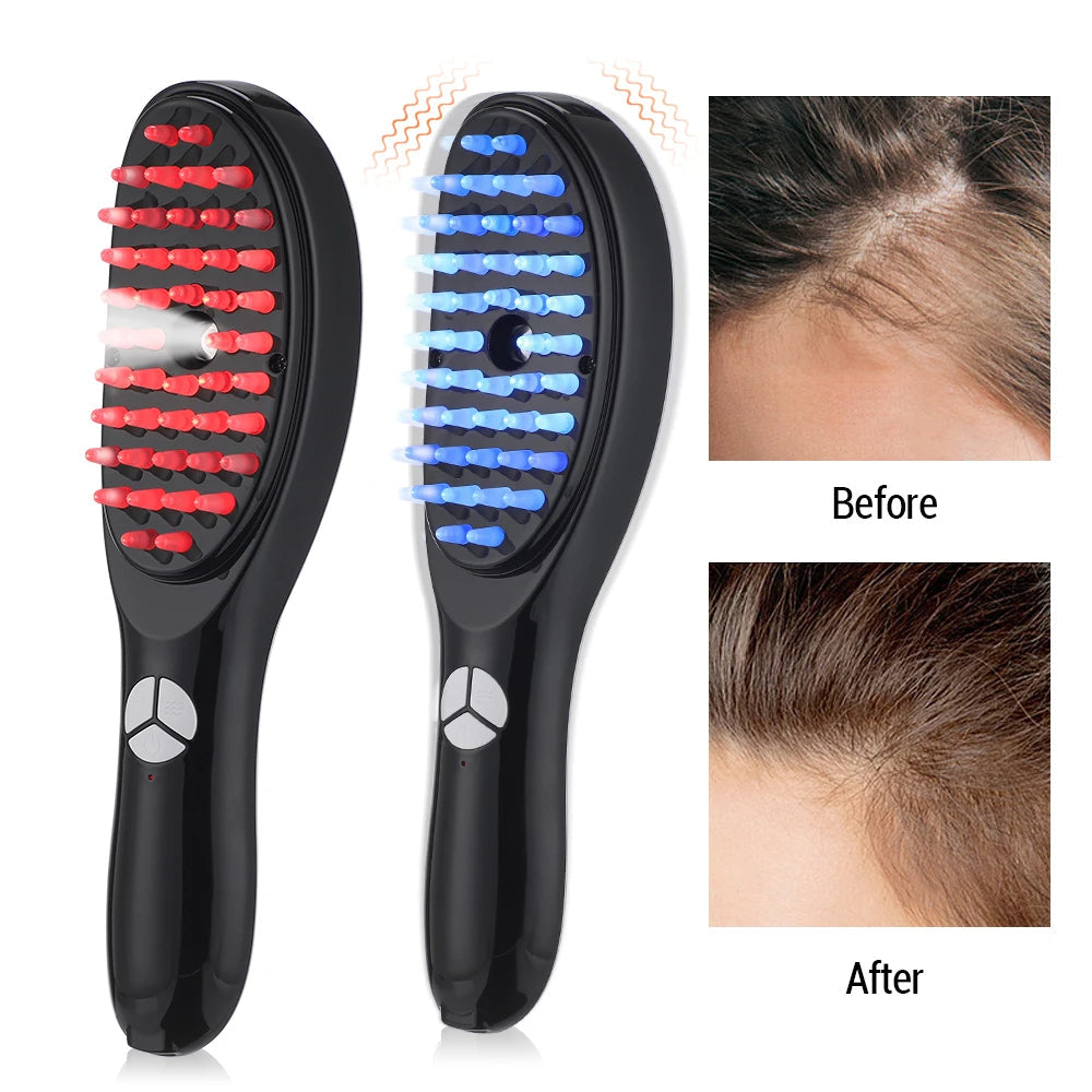 Scalp Massager Dual Red & Blue Light 3 Modes