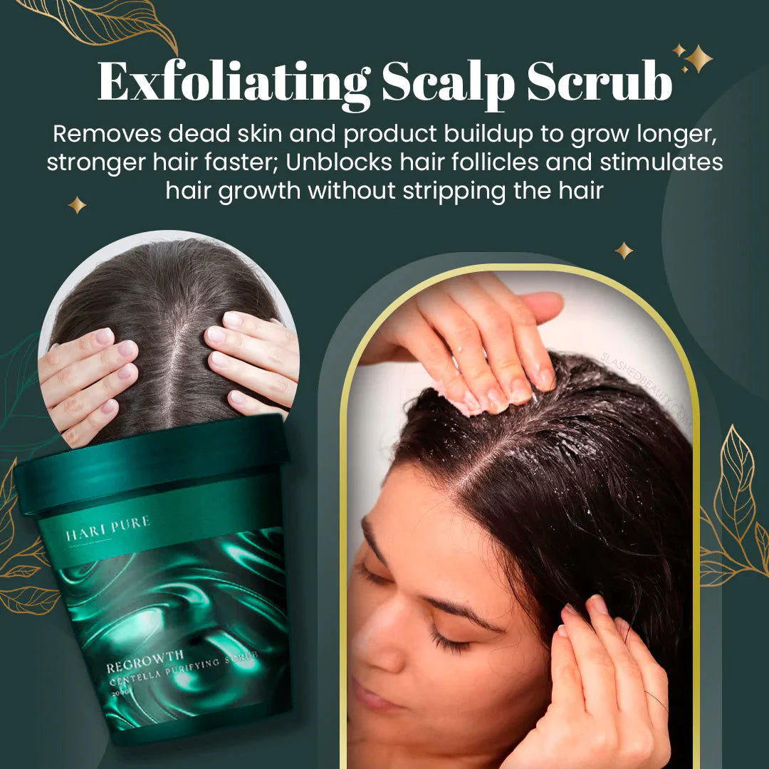 Scalp Scrub Gentle Exfoliating Plant Extracts & Vitamins