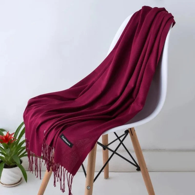Scarf Cashmere Blend Warm & Breathable