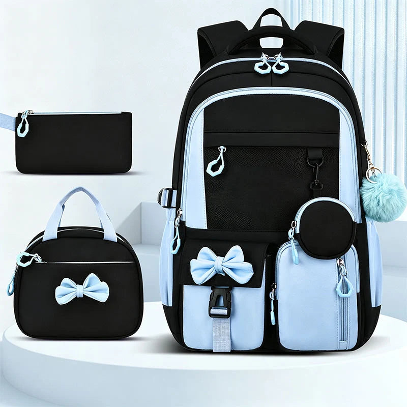 School Backpack Water Resistant Lightweight Anti Theft Pocket