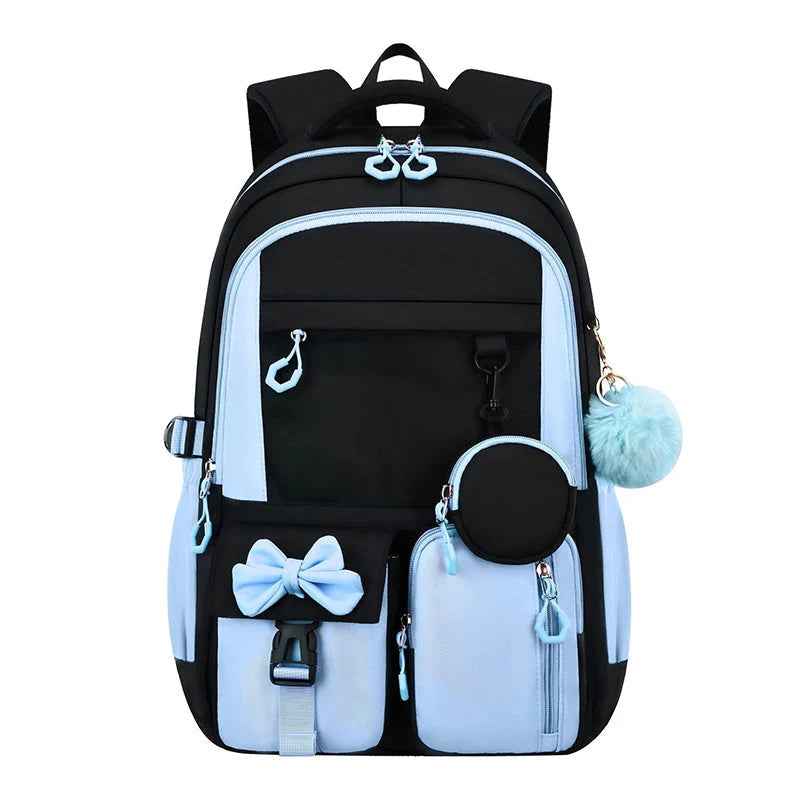 School Backpack Water Resistant Lightweight Anti Theft Pocket