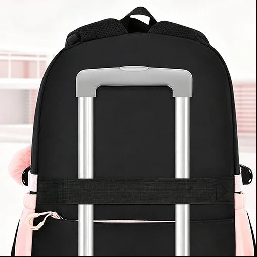 School Backpack Water Resistant Lightweight Anti Theft Pocket
