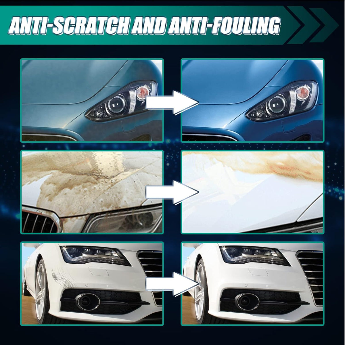 Scratch Repair Spray Instant Paint Restoration Non-Toxic