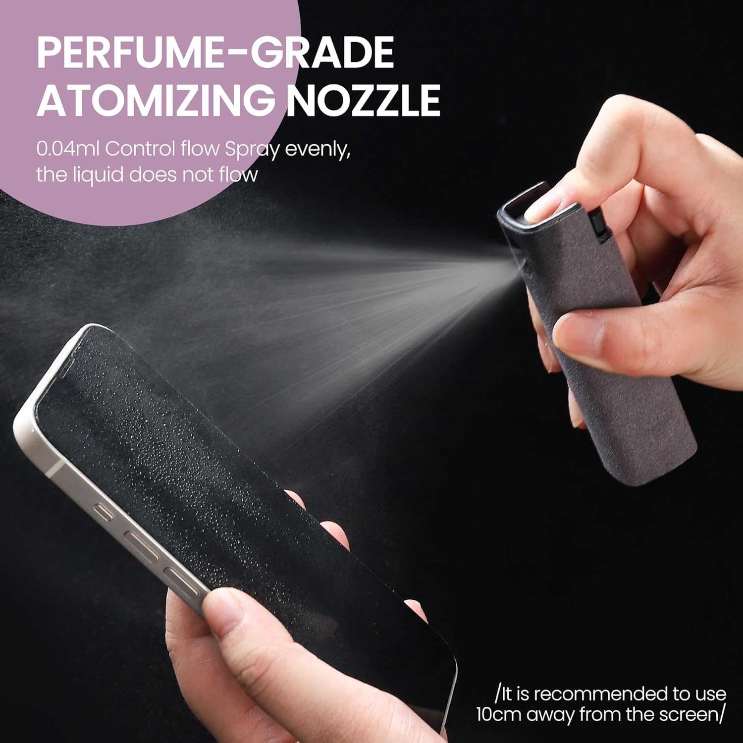 Screen Cleaning Kit 3-in-1 Microfiber & Refillable Spray