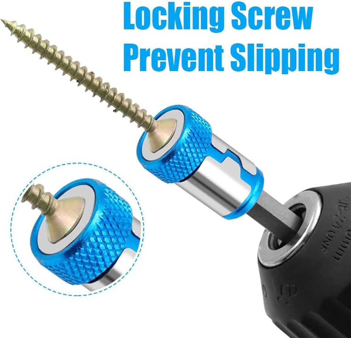 Screw Holder Magnetic Grip & Adjustable Depth Set of 2