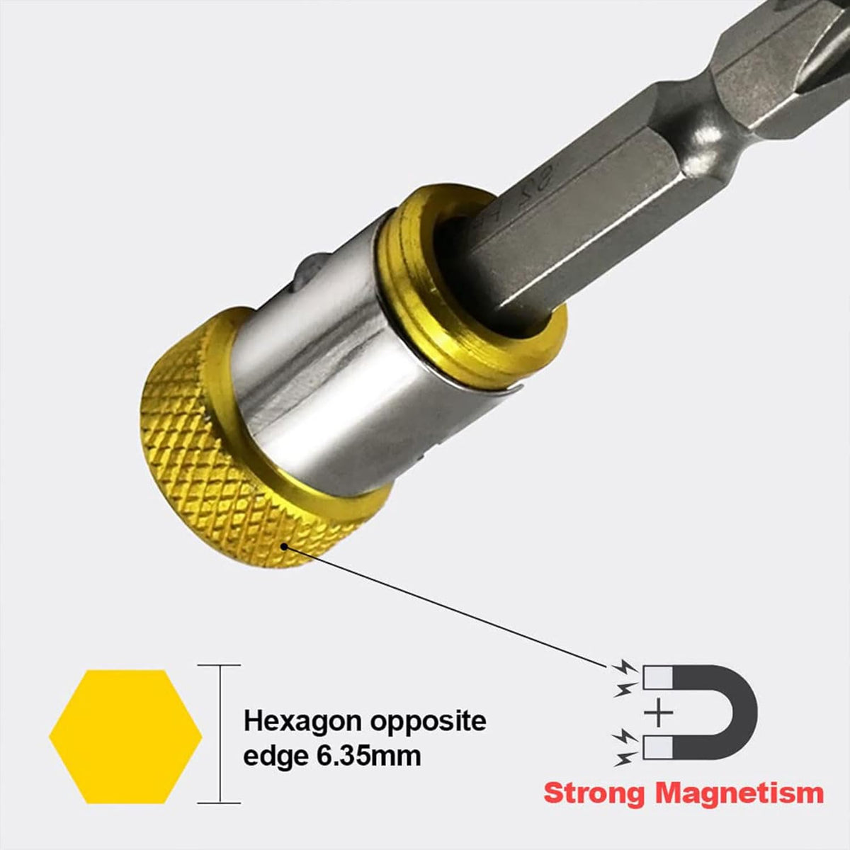 Screw Holder Magnetic Grip & Adjustable Depth Set of 2