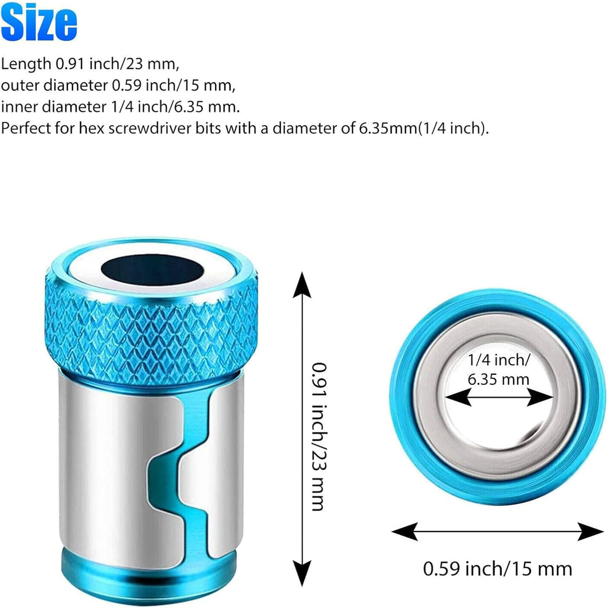 Screw Holder Magnetic Grip & Adjustable Depth Set of 2