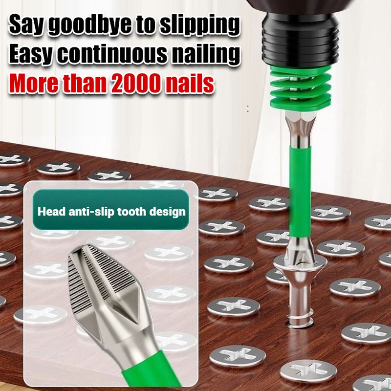 Screwdriver Bit Set Non-Slip Phillips Tip Magnetic Hold