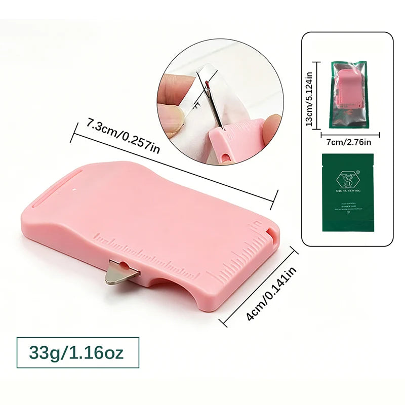Seam Ripper 3-In-1 Edge Guide & Ruler