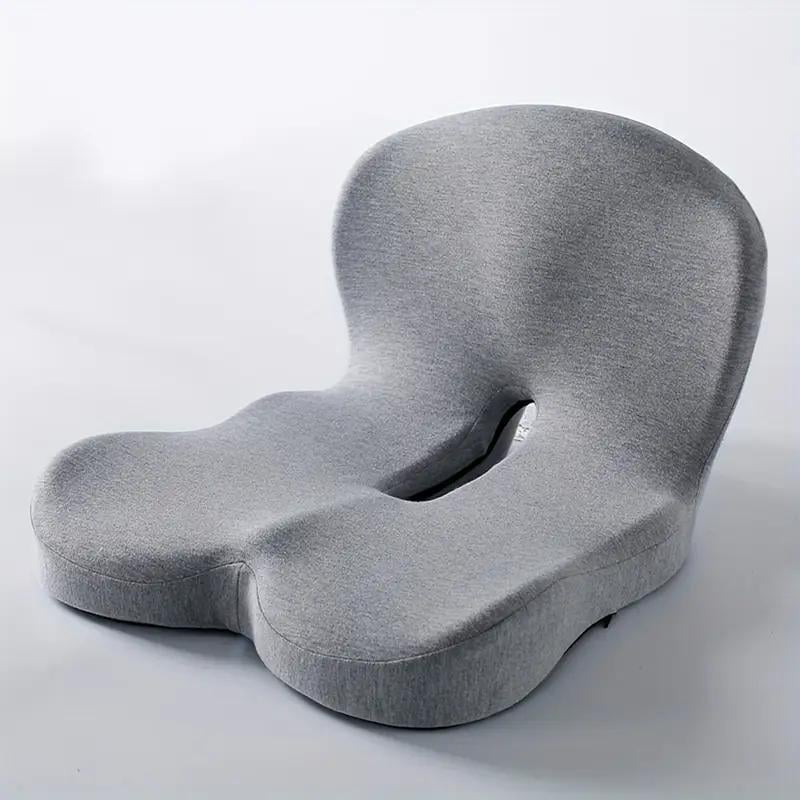 Seat Cushion Memory Foam Ergonomic Cutout Non-Slip