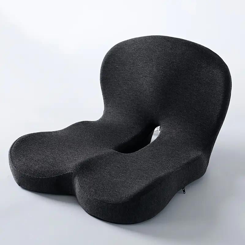 Seat Cushion Memory Foam Ergonomic Cutout Non-Slip