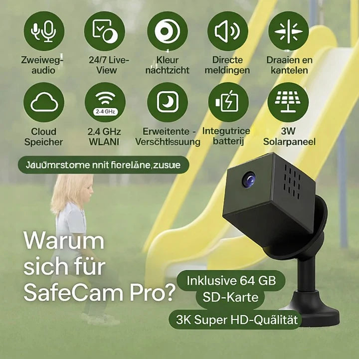 Security Camera 4K Wireless Infrared Night Vision