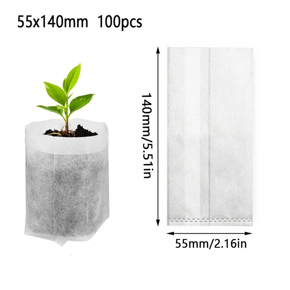 Seedling Plant Bags Breathable Biodegradable Fleece