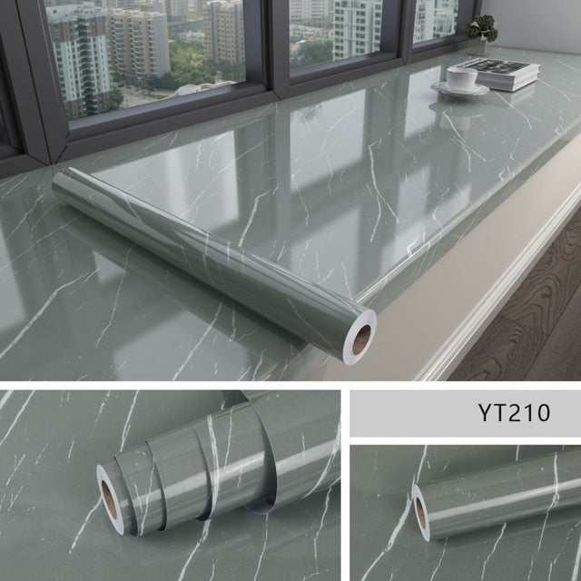 Self-Adhesive Marble Film Waterproof 60 cm Wide