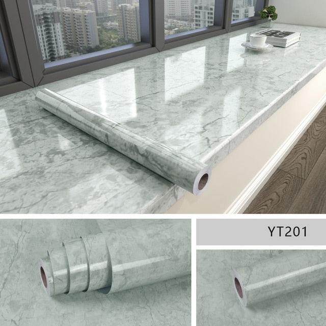 Self-Adhesive Marble Film Waterproof 60 cm Wide