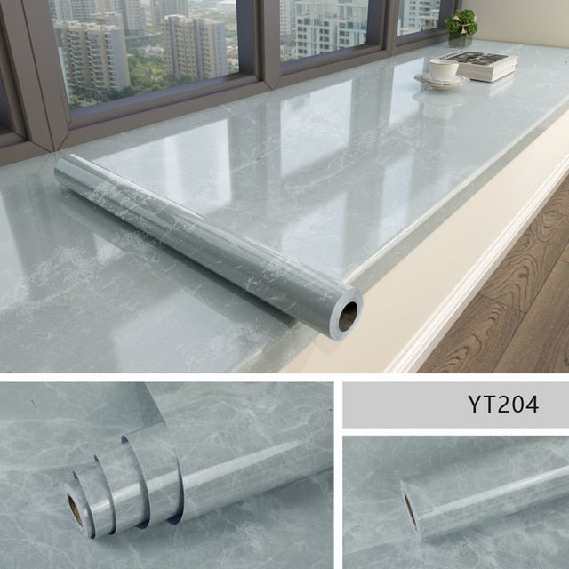 Self-Adhesive Marble Film Waterproof 60 cm Wide