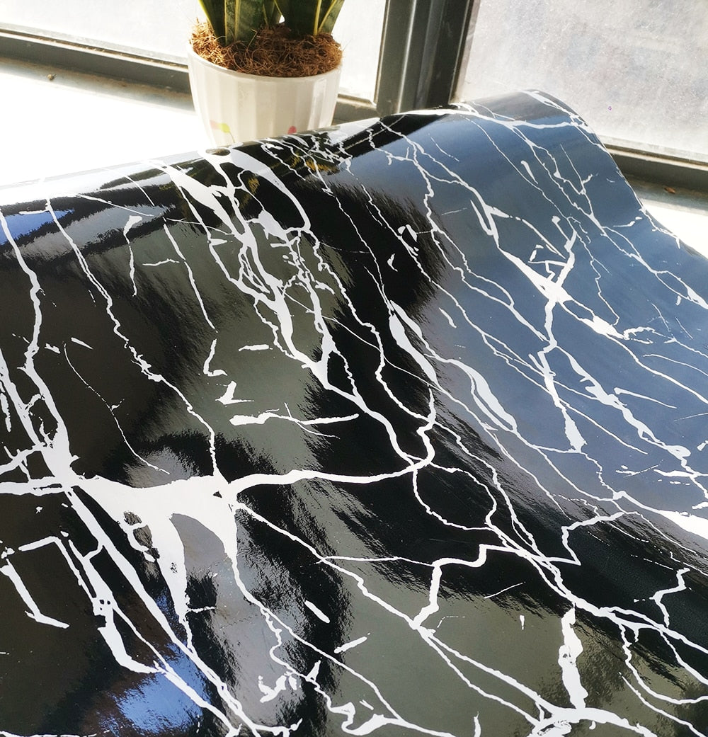 Self-Adhesive Marble Film Waterproof 60 cm Wide