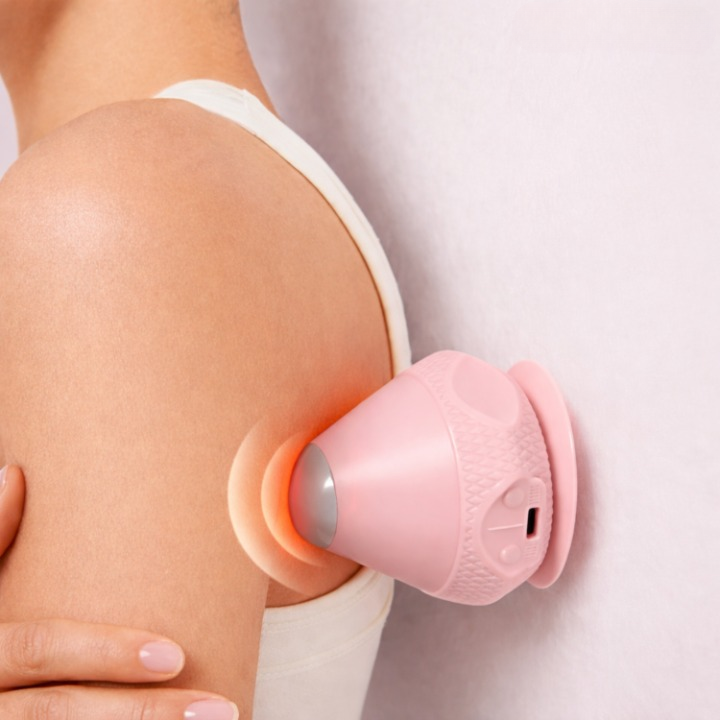 Self-Massage Ball Hands-Free Suction Cup Rubber 6 cm